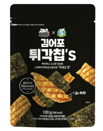 韩国 水产库房 海苔炸鱼脯'S