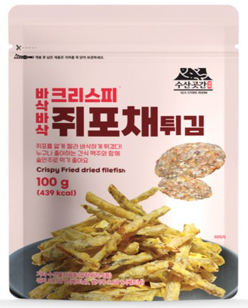 韩国 水产库房 原味鳞鲀鱼脯