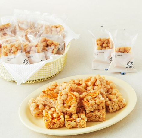 Gyoadang 柑橘大米脆饼 9个装 塑料袋装