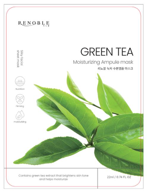 RENOBLE 绿茶保湿安瓶面膜