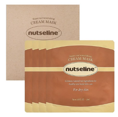 nutseline 超级坚果滋养面霜面膜（4 片装）		