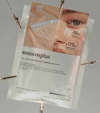 Amocos Plus 胶原蛋白 NMN 超弹力凝胶面膜	