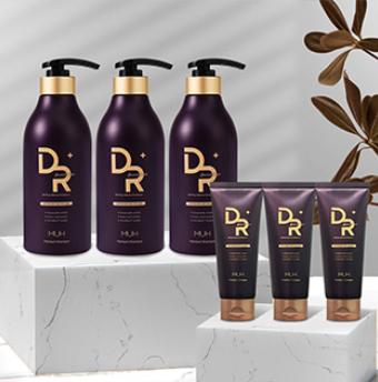 DR Plus Derma 洗发水 3件套装（500g×3，100g×3）	1800g	