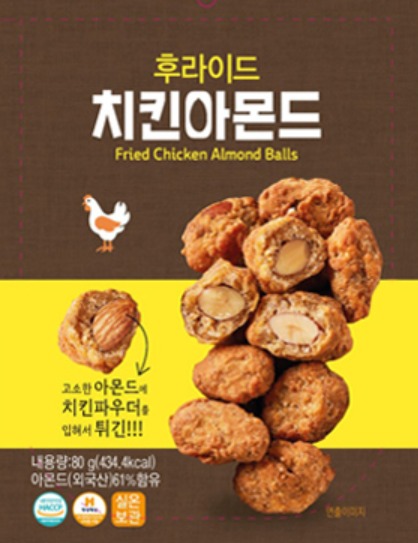 WOOJIN 炸鸡味杏仁