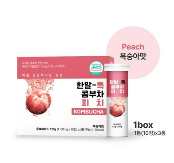Everteen 一颗轻泡康普茶 水蜜桃味	